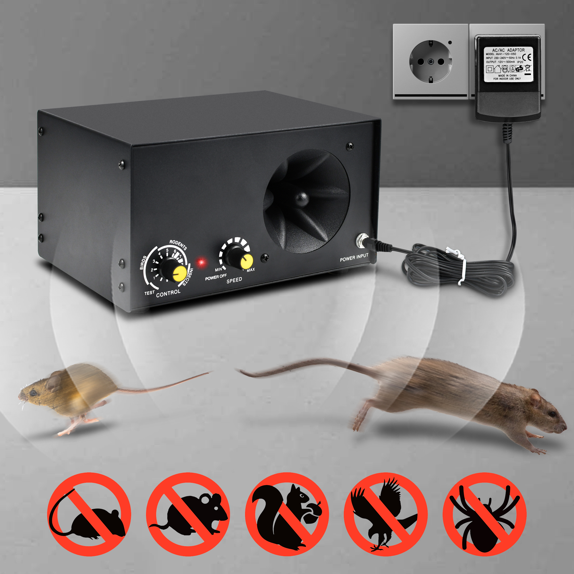 Ultrasonic Rodent Repeller